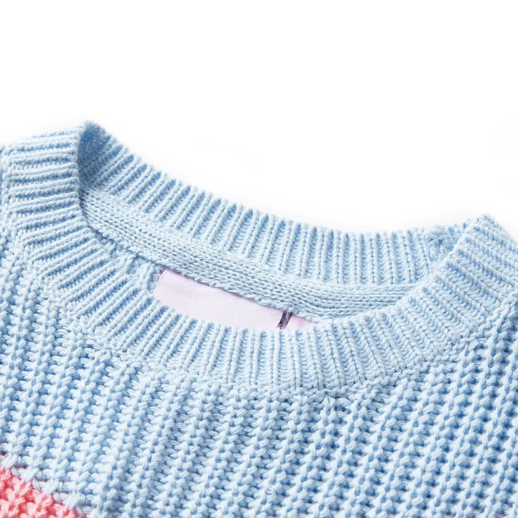 Maglione per Bambini Lavorato a Maglia Blu 116