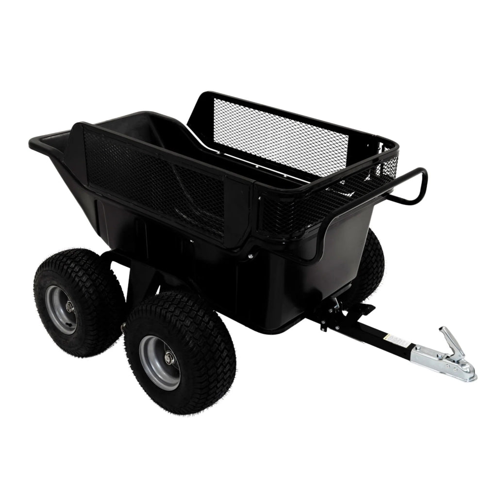 Rimorchio Ribaltabile ATV Quad Tosaerba 680kg Off Road Pesante Giardino Fattoria