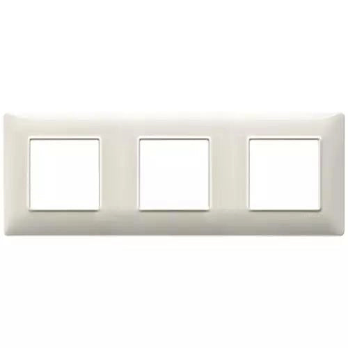 VIMAR PLANA - PLACCA 6M (2+2+2) INT71 BIANCO GRANITO
