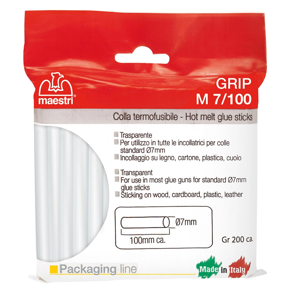 COLLA TERMOFUSIBILE lung. mm 100 - Ø mm 7 cf. 200 gr.  - ROMEO MAESTRI