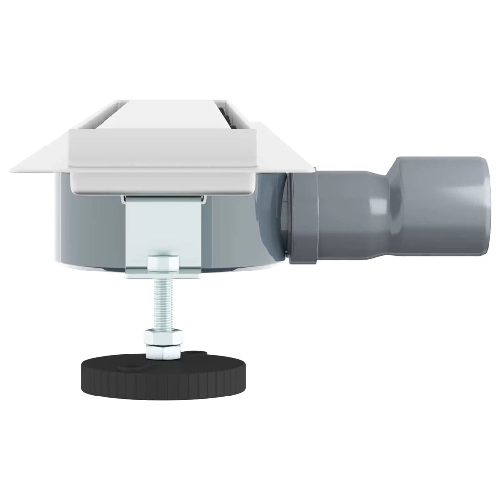 Scarico doccia 2-in-1 con sifone a 360° Argento 60 cm