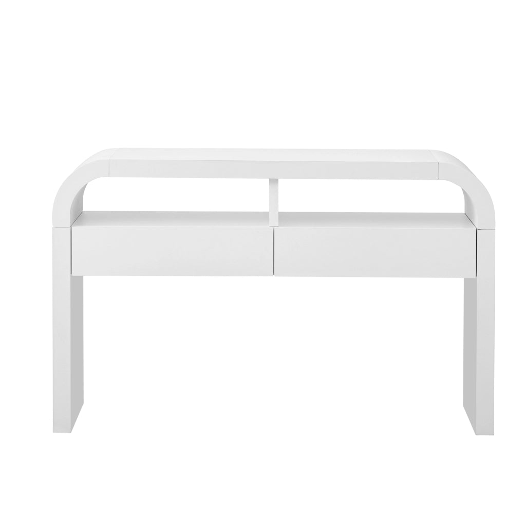 Consolle Ingresso con Cassetti e Ripiani ¨C Xylo ¨C Bianco, Slim
