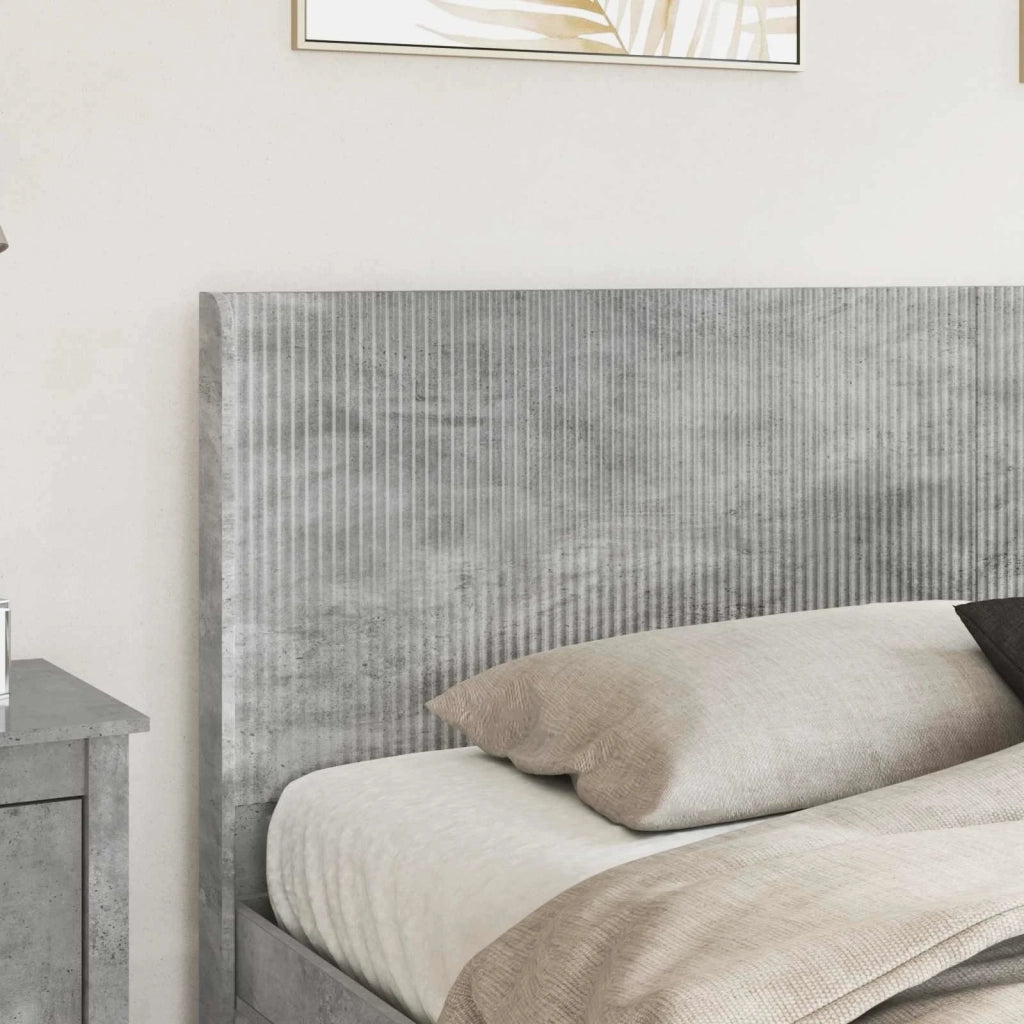 Testiera | Testata Letto Grigio Cemento Legno ingegnerizzato
