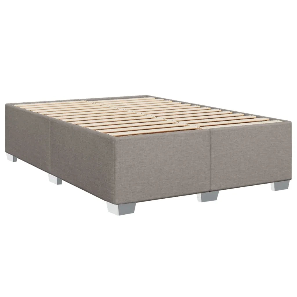 Giroletto a Molle con Materasso Tortora 160x200 cm in Tessuto 3290557