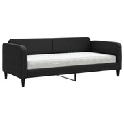 Divano letto | Sof¨¤ letto | Letto singolo con Materasso Nero 90x190 cm in Tessuto