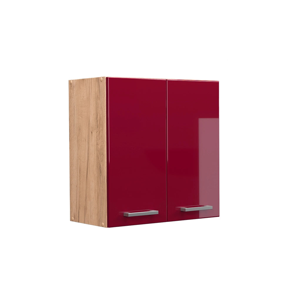 Vicco Pensile da cucina Rosso lucido 60 cm