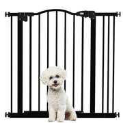 Barriera per Cani Regolabile ¨C Zephmum ¨C Nero 74-87 cm