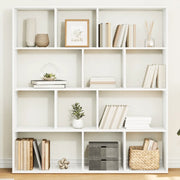 Libreria Bianca 132x29x141,5 cm in Legno Multistrato