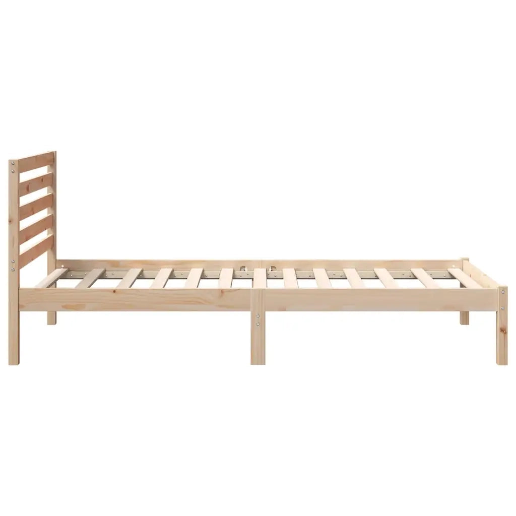 Struttura del letto-Giroletto Marrone 80 x 200 cm Pino massello 630013