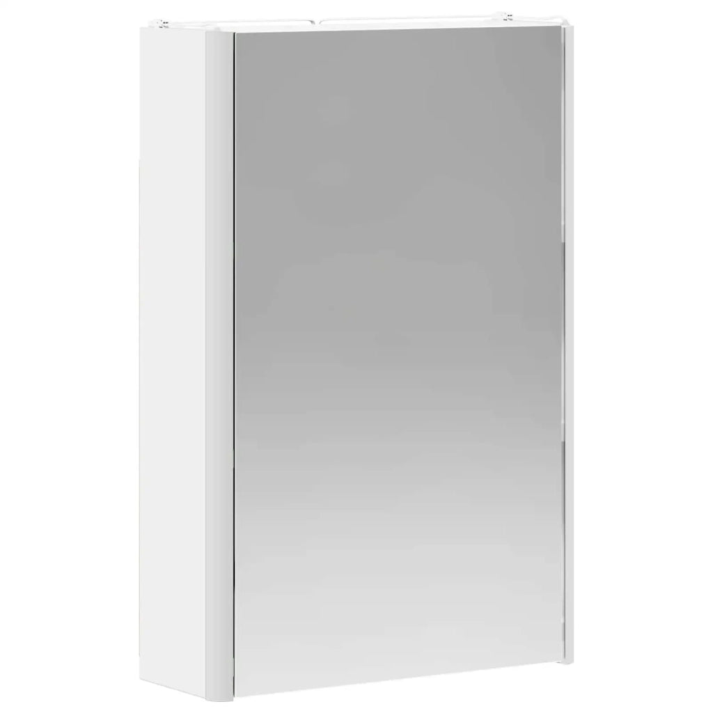 Mobiletto per specchio da bagno Bianco 33 x 11,5 x 50 cm 889215