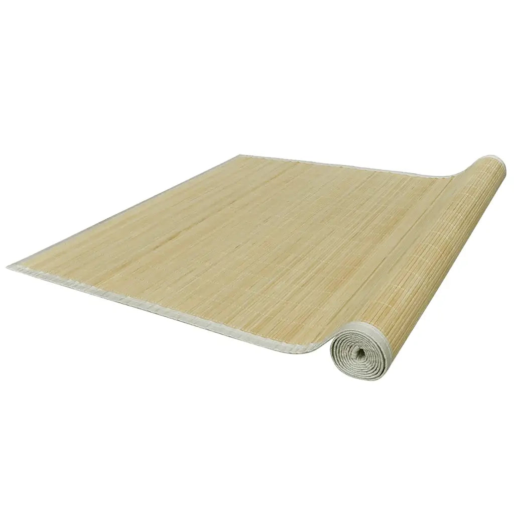 Tappeto del soggiorno | Tappeto Rettangolare in Bamb¨´ Naturale 150 x 200 cm