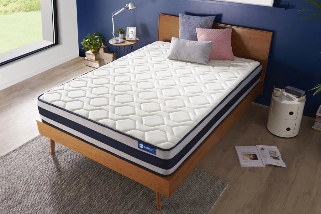 Materasso Actiflex ergo 130x190cm - Spessore : 24cm - Molle insacchettate e memory foam - Rigido