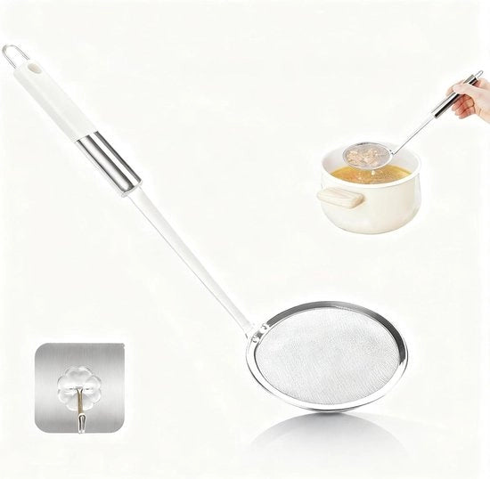 Sifta di Rame, 10cm, per il Filtraggio di Cereali, Schiuma e Succo, Ideale per Matcha e Cucina