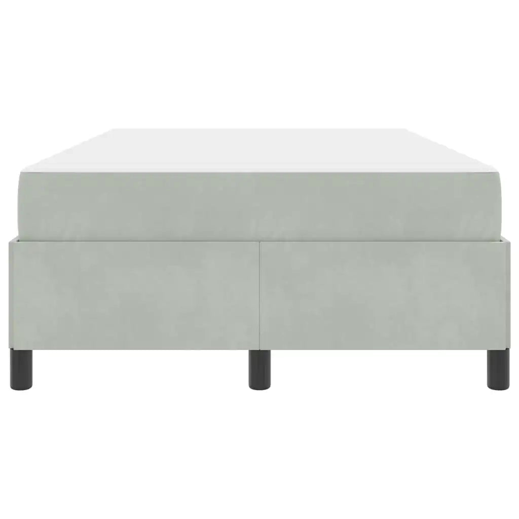 Struttura del letto-Giroletto Grigio chiaro 120 x 190 cm Tessuto 938964