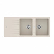 Lavello 116 cm da incasso in sintetico effetto granito due vasche - Avena