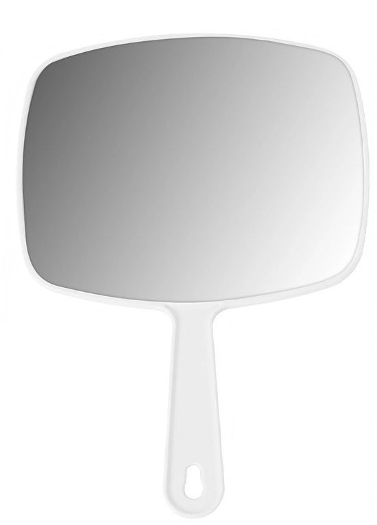 Specchio per capelli di alta risoluzione - Rettangolare - Manico ergonomico - Senza deformazione - Ideale per saloni di bellezza