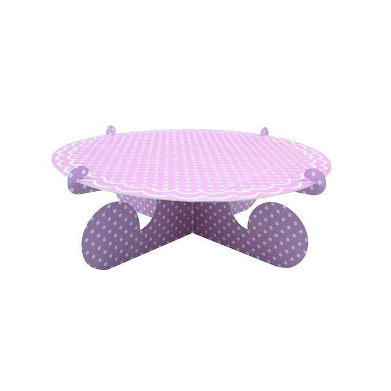 Alzata 1 livello cartone per cupcake e torte Ø 32 cm