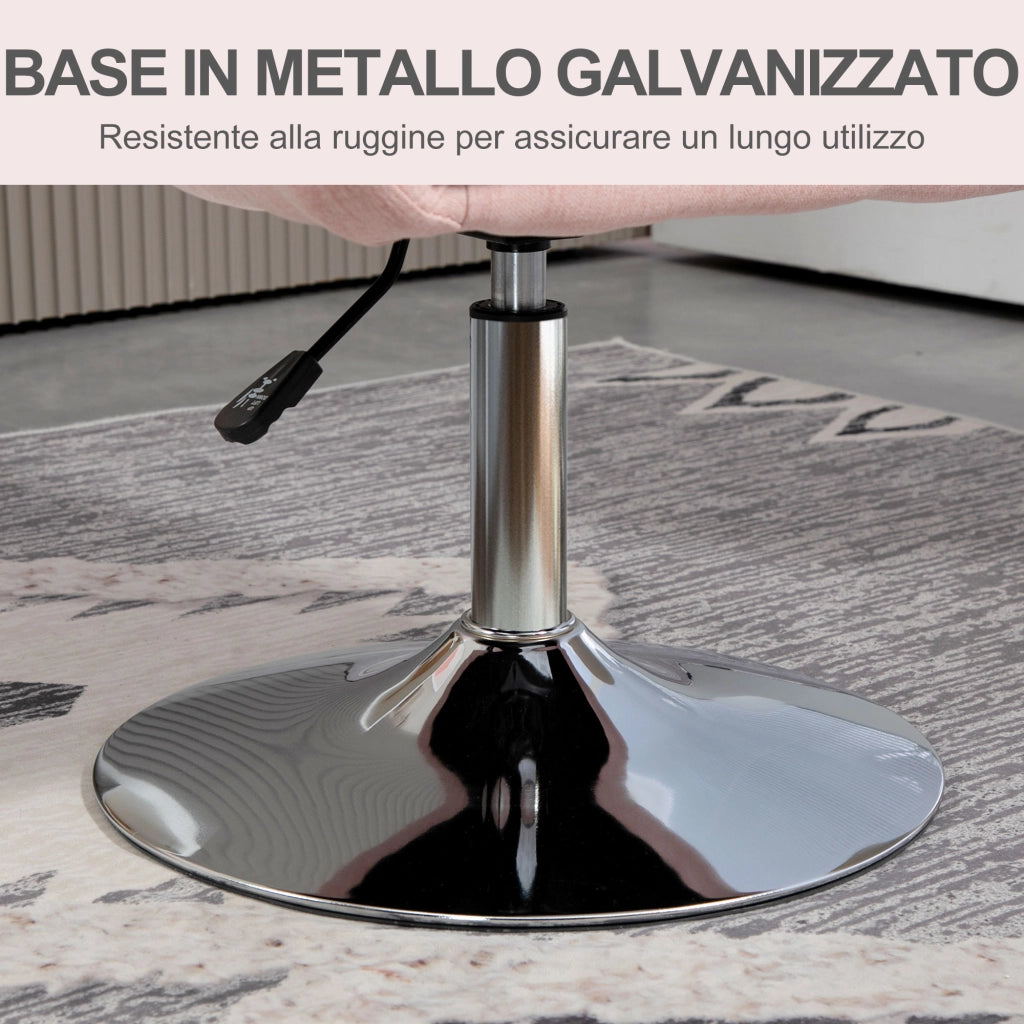 Sedia da ufficio girevole con schienale regolabile ¨C Minimal ¨C Grigio