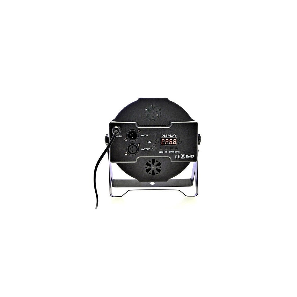 Trade Shop - Proiettore Dmx 512 Effetto Luce Flat Par Light Rgb Alta Luminosita 36 Led 36w -