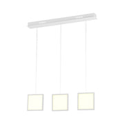 Lampadario LED 21W 3 luci bianco Milagro Dixon ML268