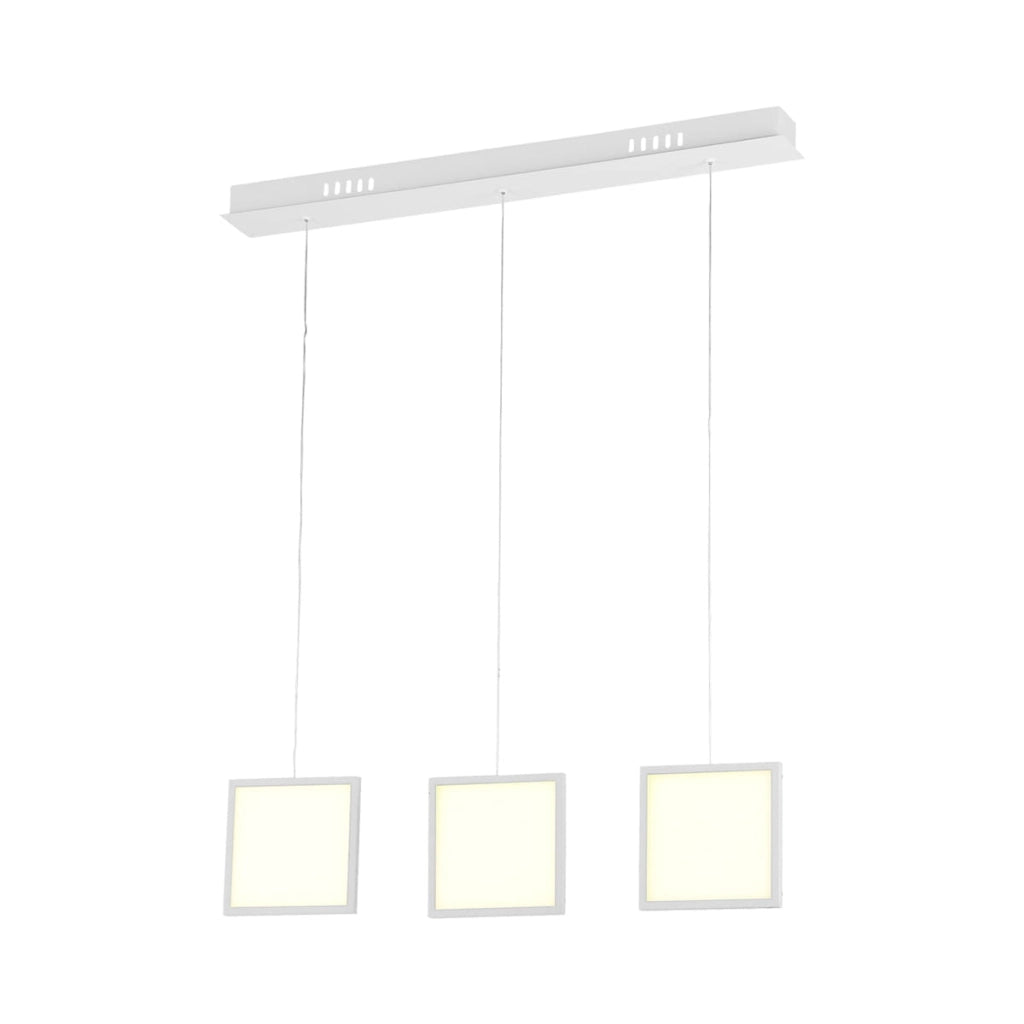 Lampadario LED 21W 3 luci bianco Milagro Dixon ML268
