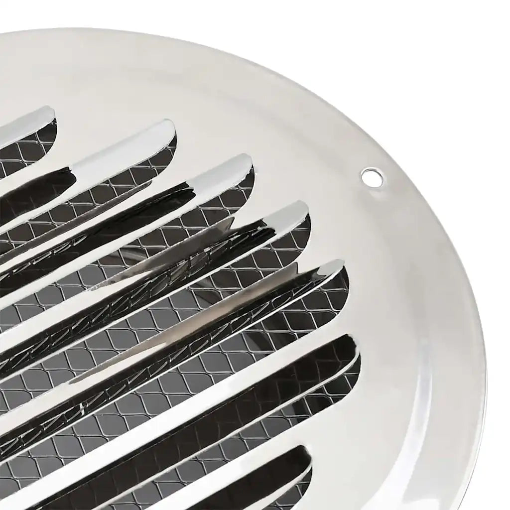 Coperture per ventilazione d'aria 4 pcs Argento 100 mm 42019372