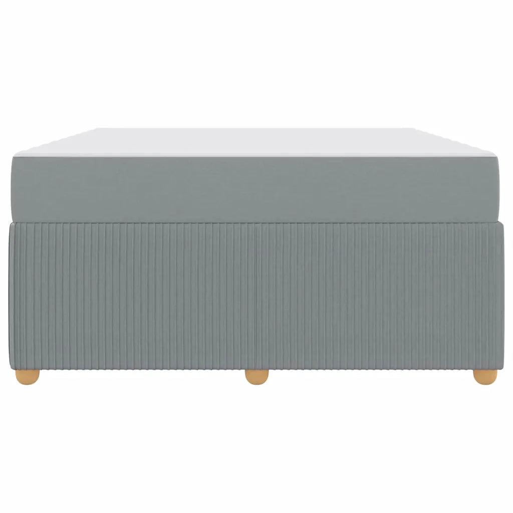 Letto matrimoniale | Letto per adulti | Struttura del letto Grigio chiaro 160 x 200 cm Tessuto