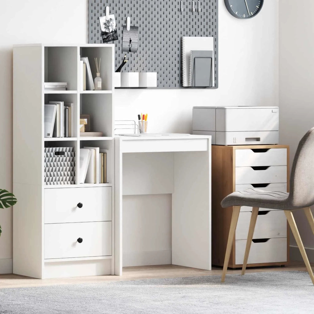 Scrivania | Tavolo da Ufficio Bianco 60 x 40 x 76 cm