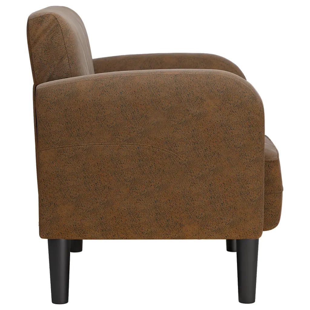 Divano Sedia con Braccioli Marrone 54 cm in Similpelle 4100534