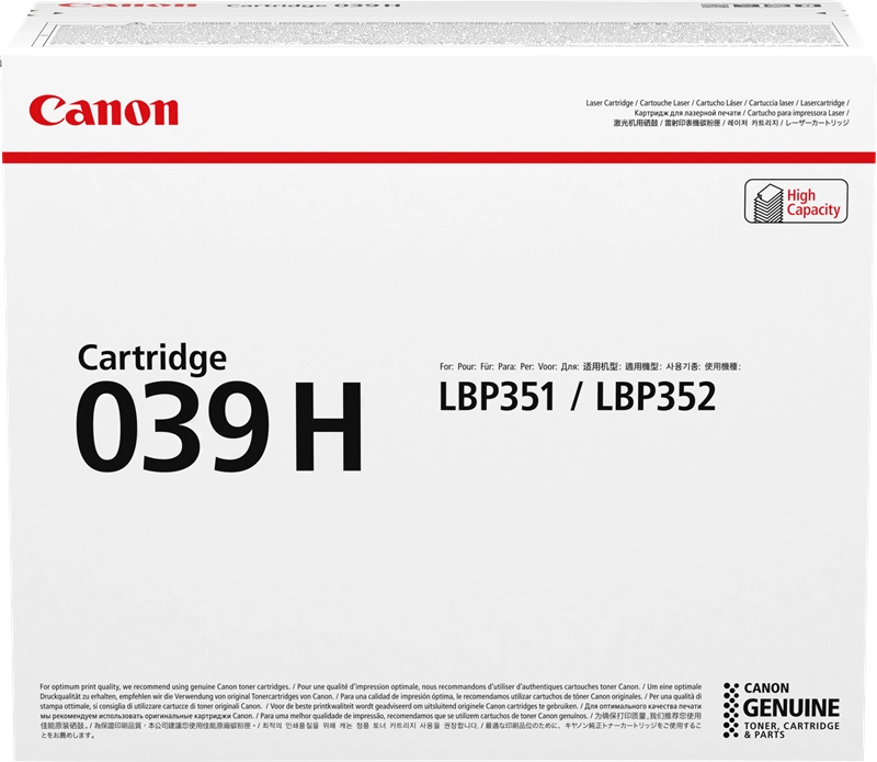 Canon 039H cartuccia toner 1 pz Originale Nero