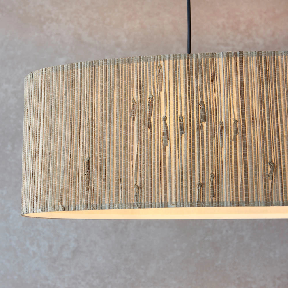 Lampada a sospensione scandinava lineare erba marina 2xE27 Endon