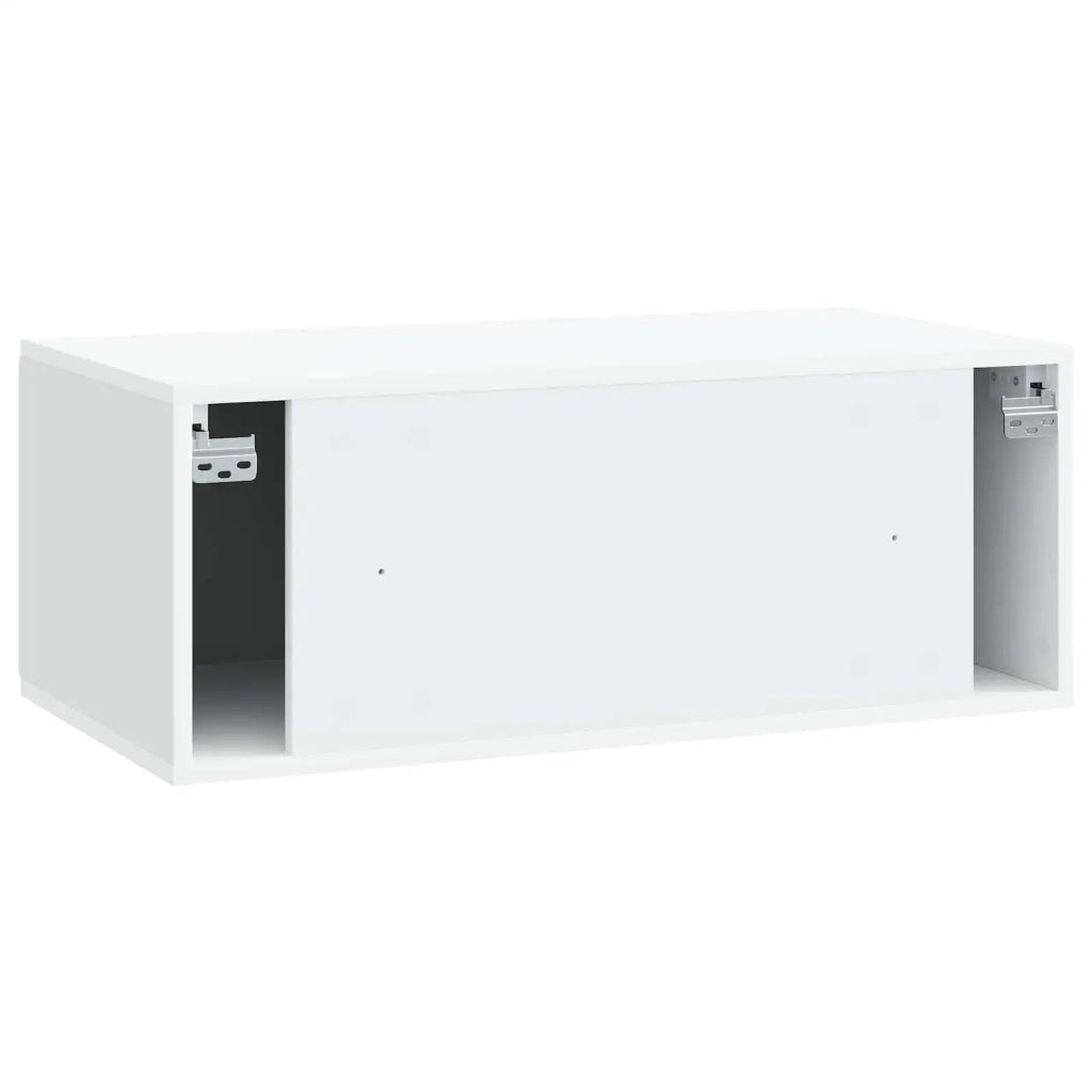 Mobile Porta TV da Muro 78,5 x 41 x 30 cm Bianco 898345