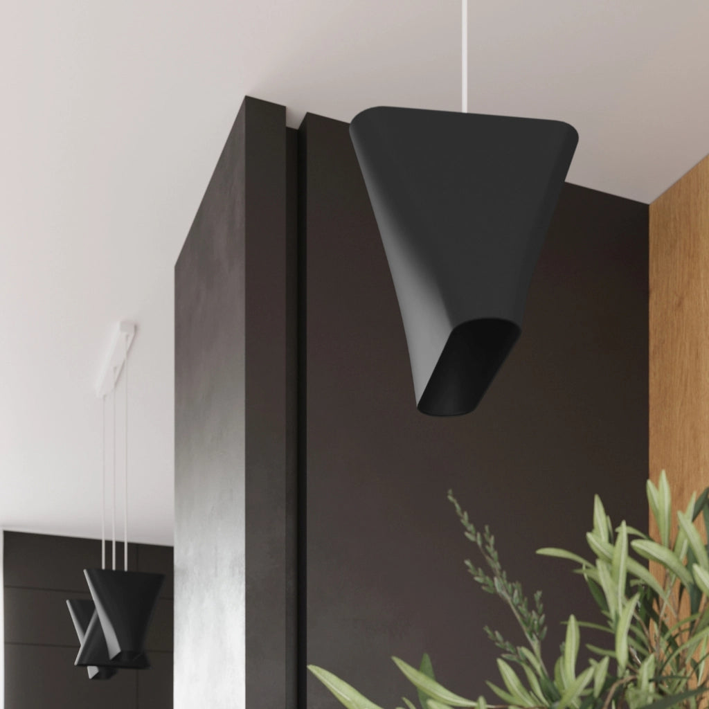 Lampadario BLUM 3 nero