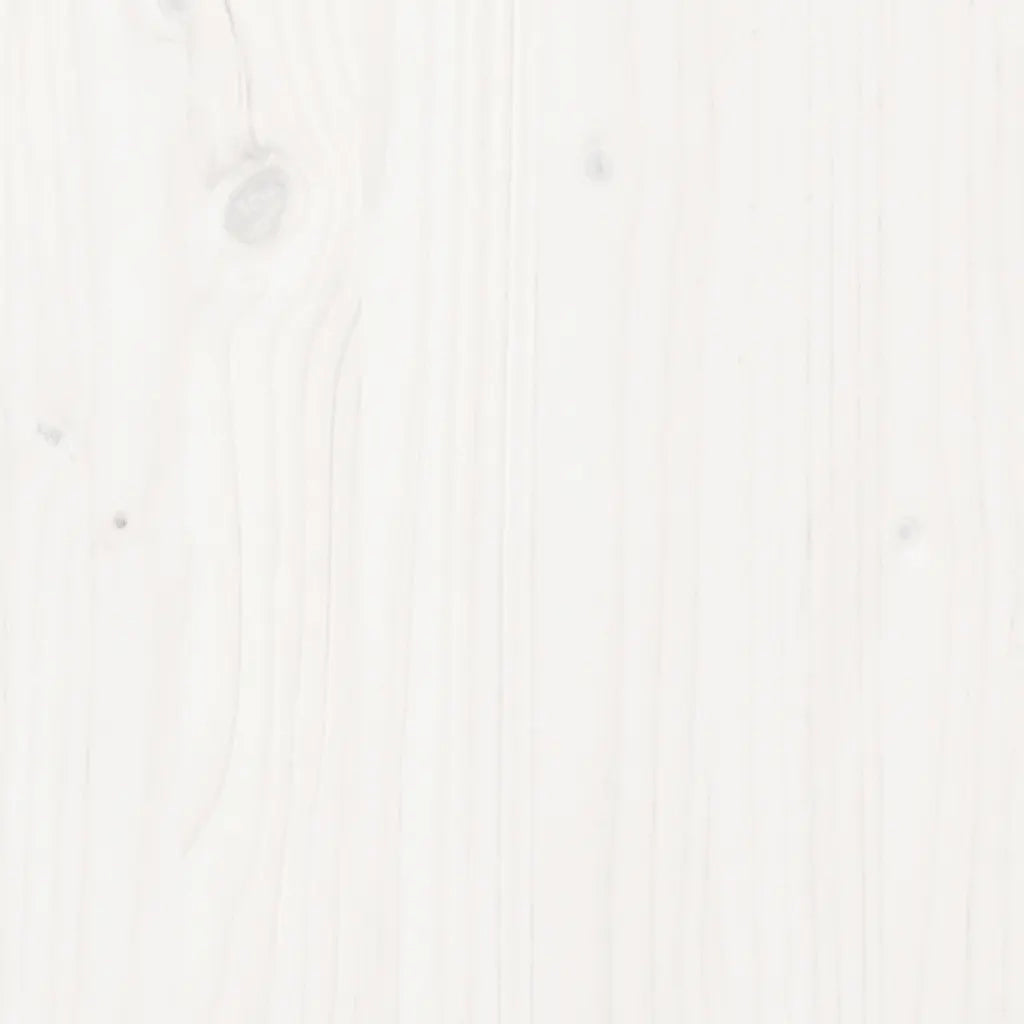 Giroletto-Struttura Letto Bianco in Legno Massello 180x200 cm Super King 347507