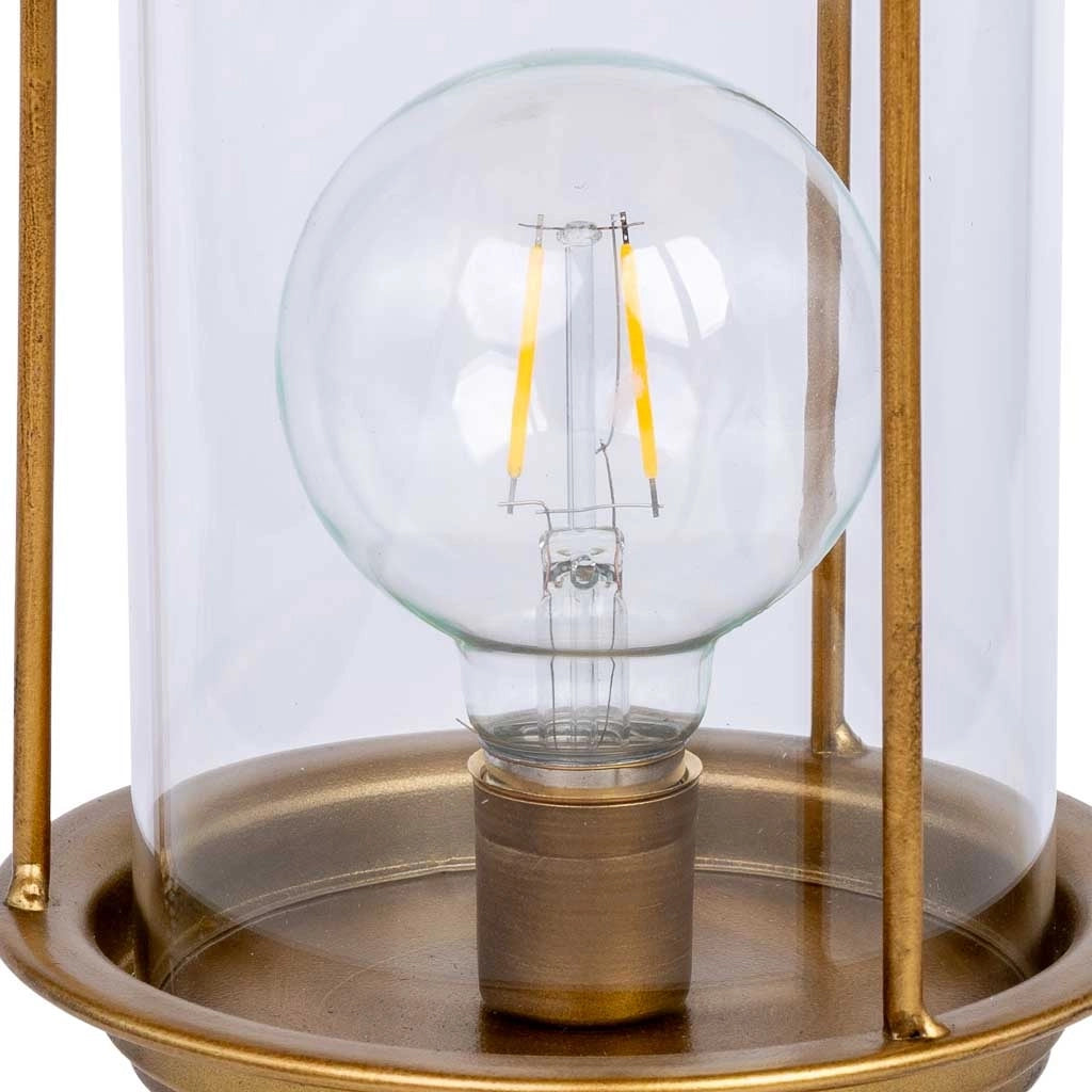Lampada da tavolo metallo 25x25x46/51.5h cm