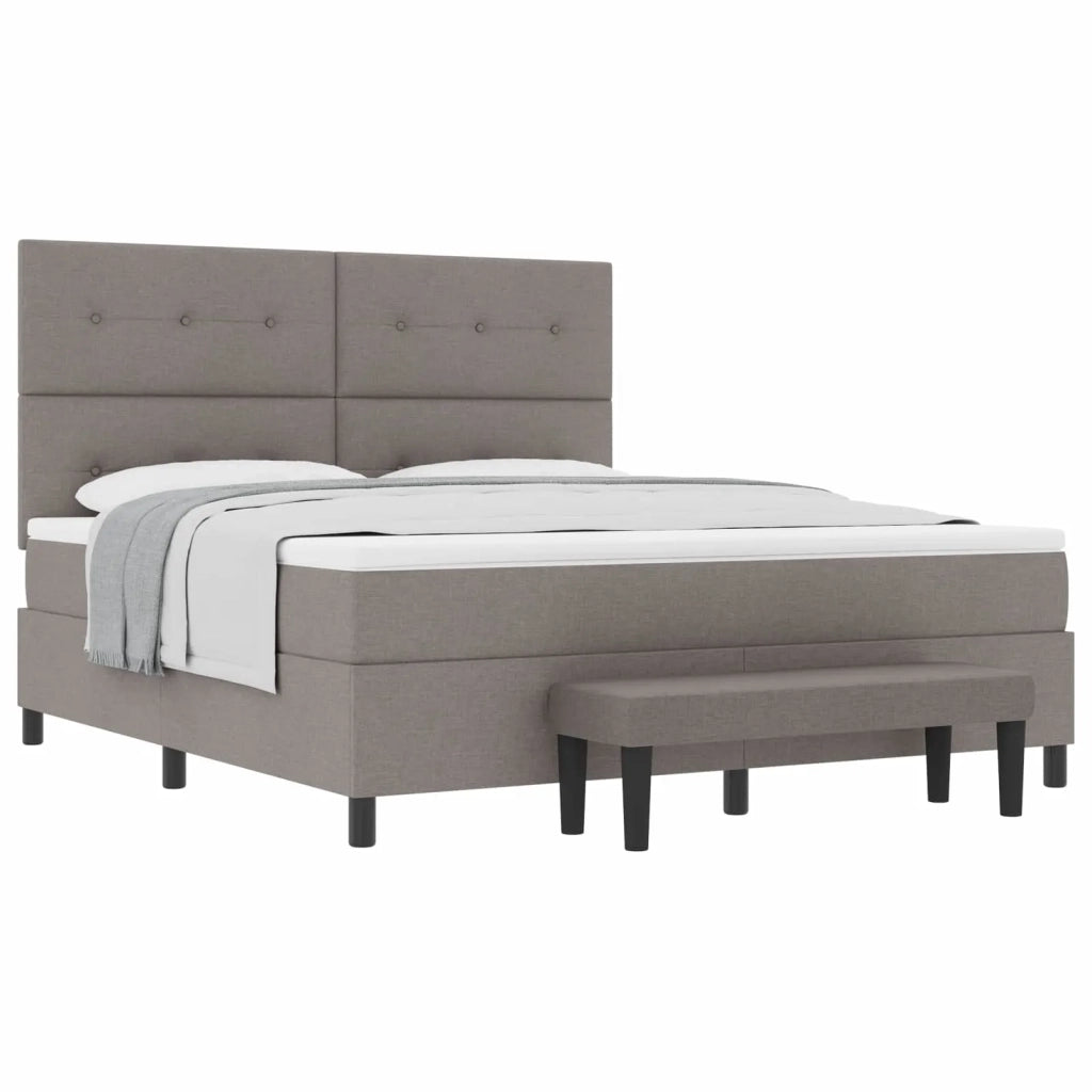 Letto a molle con materasso Talpa 180 x 200 cm Tessuto