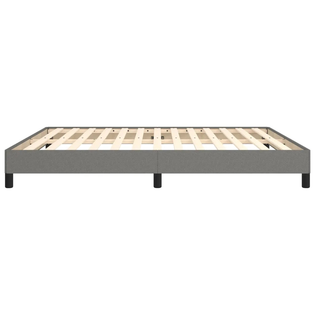 Giroletto senza Materasso Grigio Scuro 180x200 cm Tessuto 346737