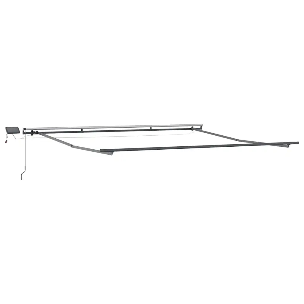 Tenda da Sole con Antracite 4 × 3,5 m Metallo 313245