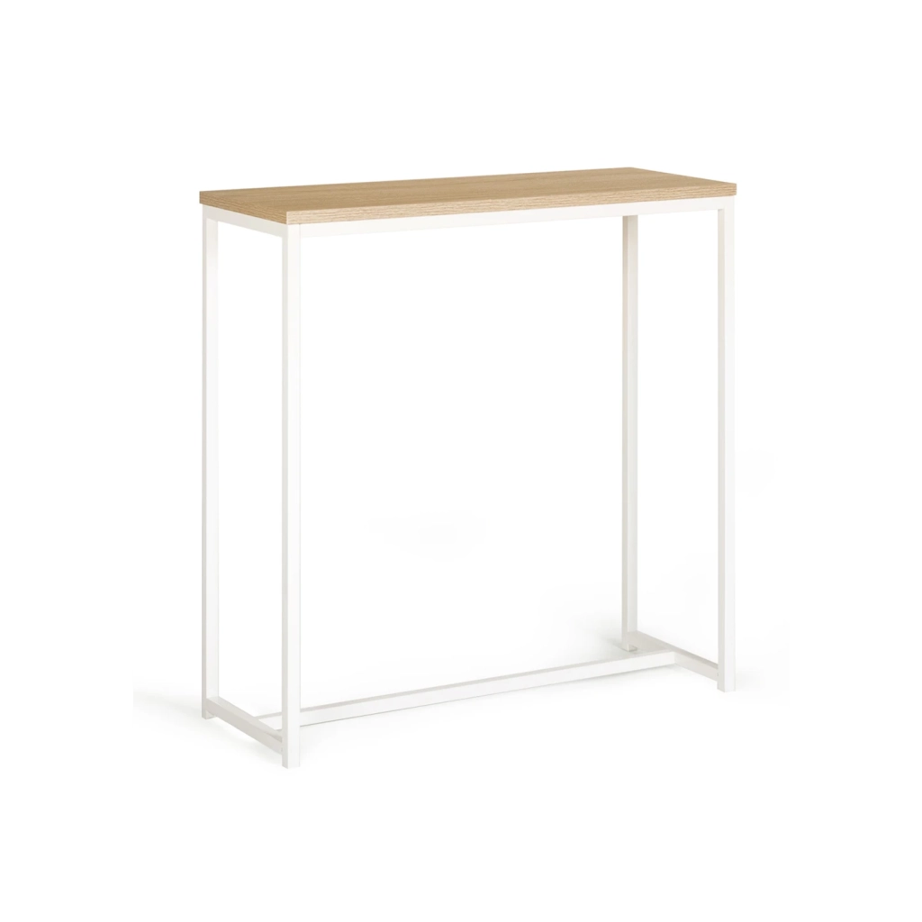 IDMarket - Consolle DETROIT design industriale e metallo bianco