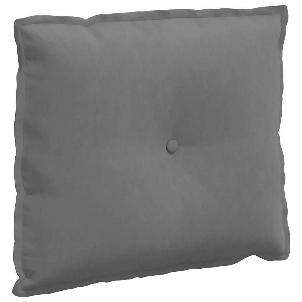 Cuscino per Schiena Grigio scuro 60 x 50 cm 42014689