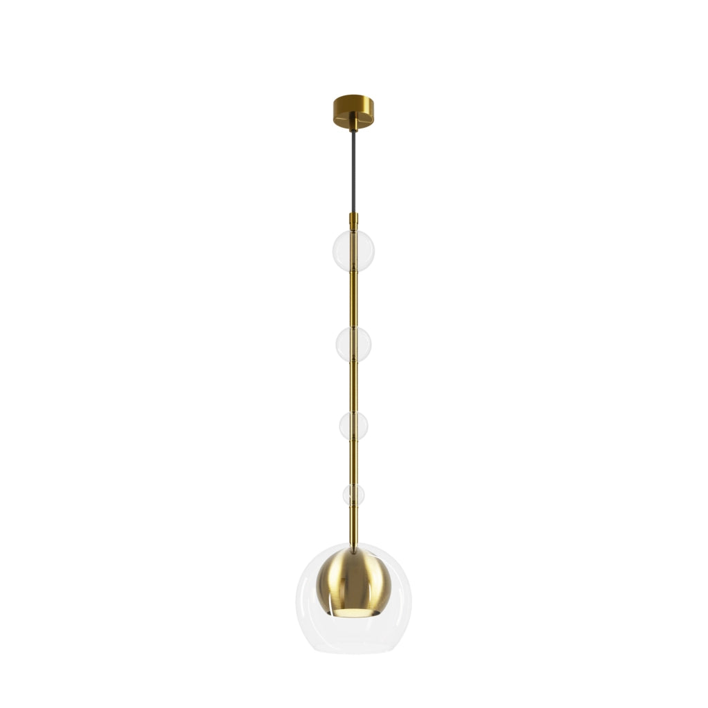 Maytoni Lampada a Sospensione Moderna Ros 1 Luce GU10 ottone metallo