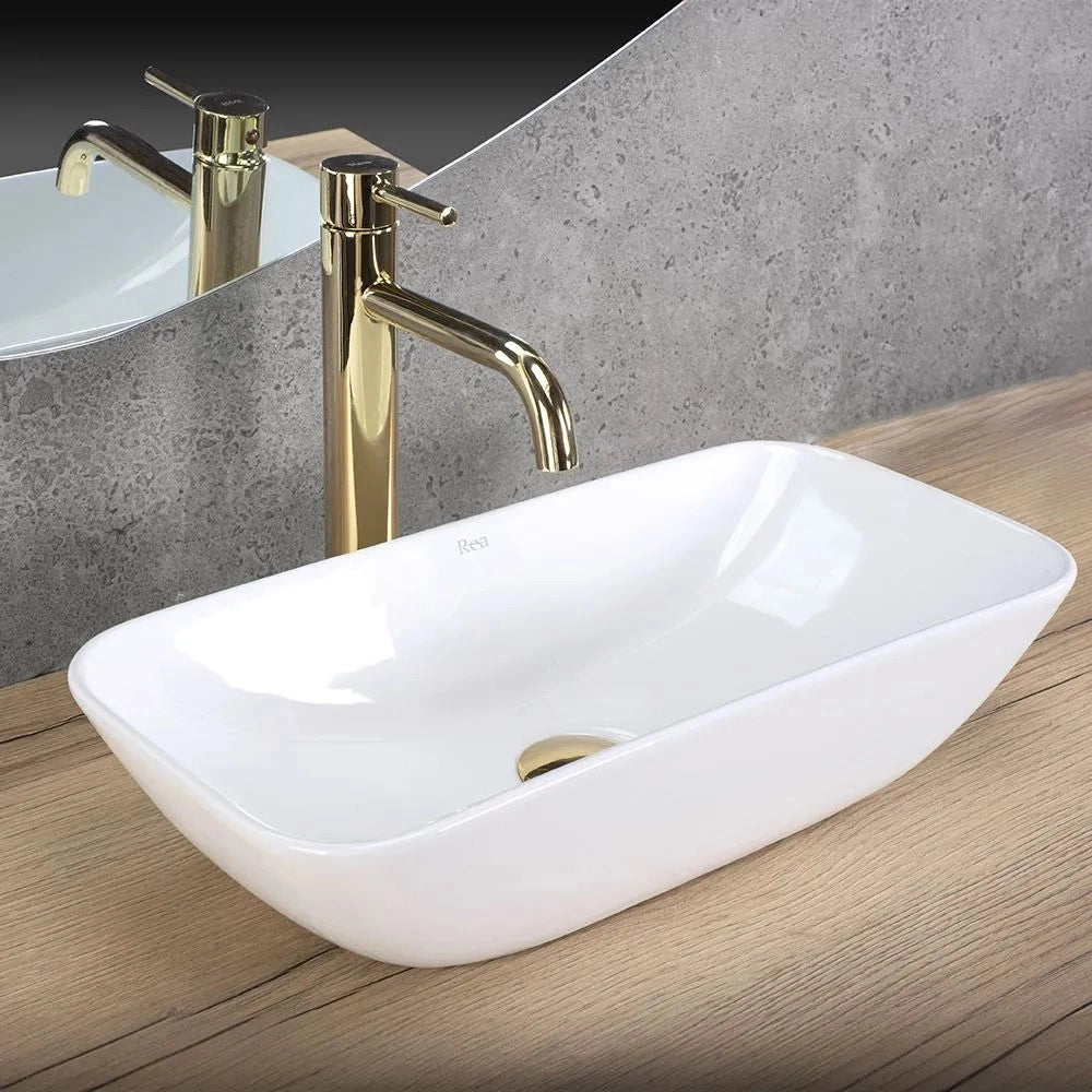 Lavabo Da Appoggio In Ceramica Rea Maria