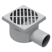 CHIUSINO SIFONATO cm 15 x 15 x h.7 - Ã? scarico laterale 50 mm