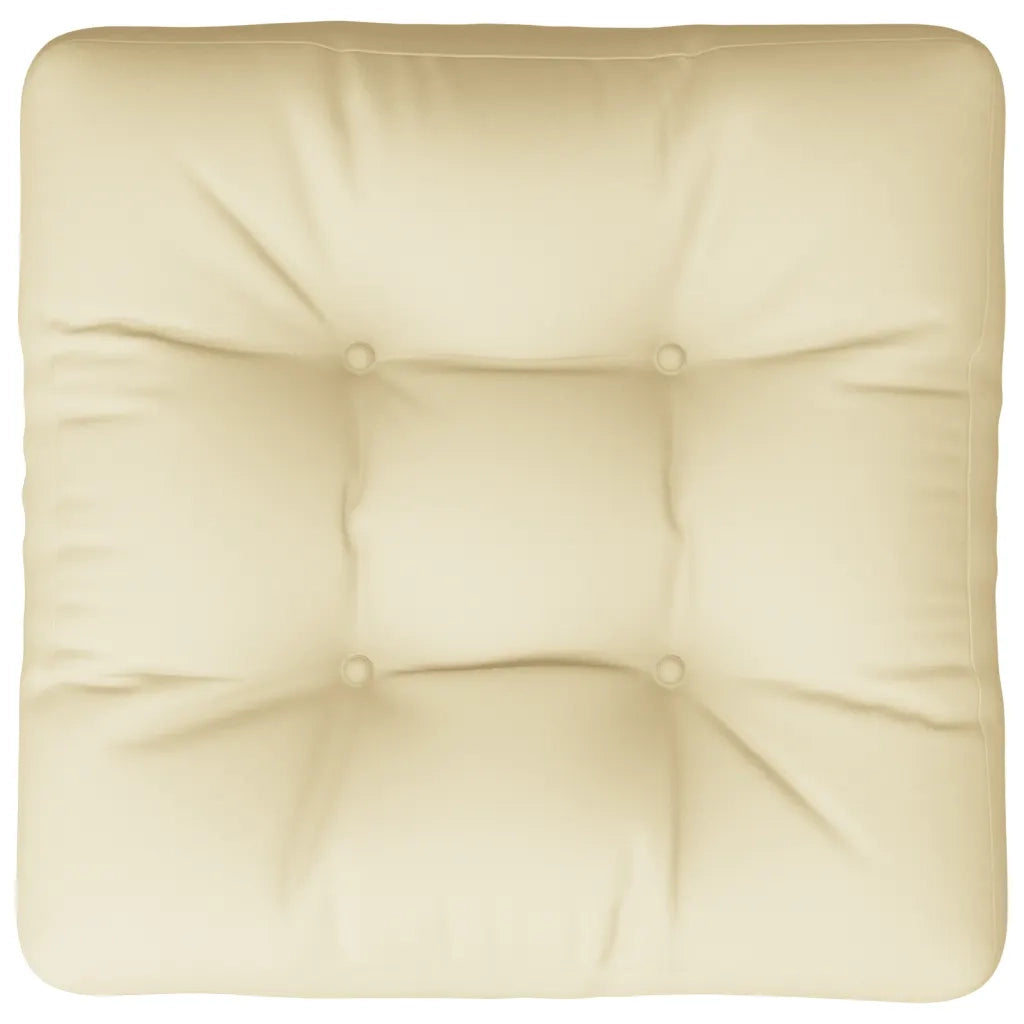 Cuscino per Pallet Crema 50x50x12 cm in Tessuto 360427