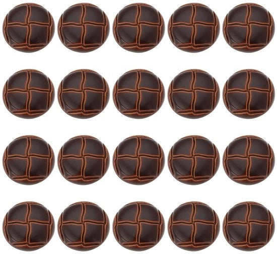 Gromme in plastica da 15 mm - forma a palla - 20 pezzi - resistenti alle abrasioni - adatte per cucire e decorare