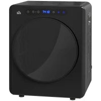 Asciugatrice, 6 Programmi, 40-60℃, 4 kg Capacità, compatta, Touch-Control, Nero