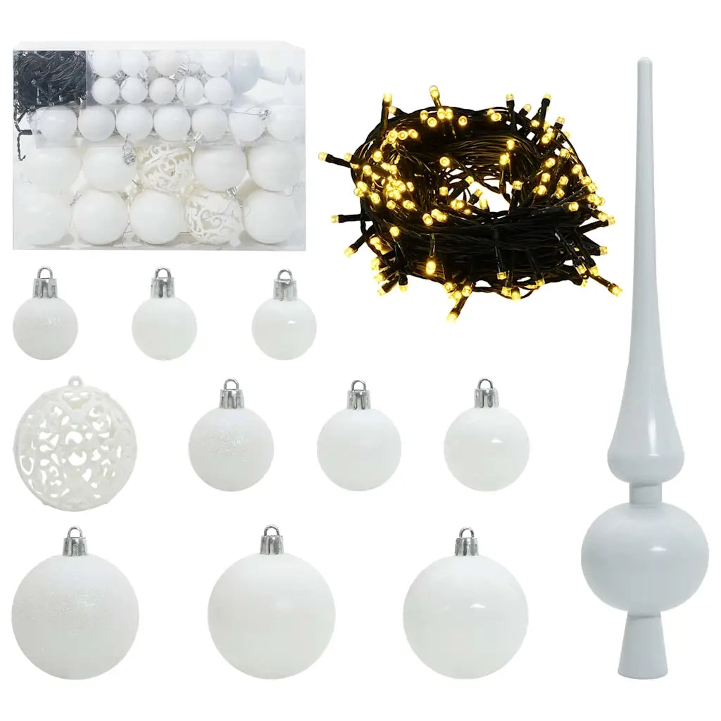 Albero di Natale artificiale con 150 LED Verde 120 cm 3396894