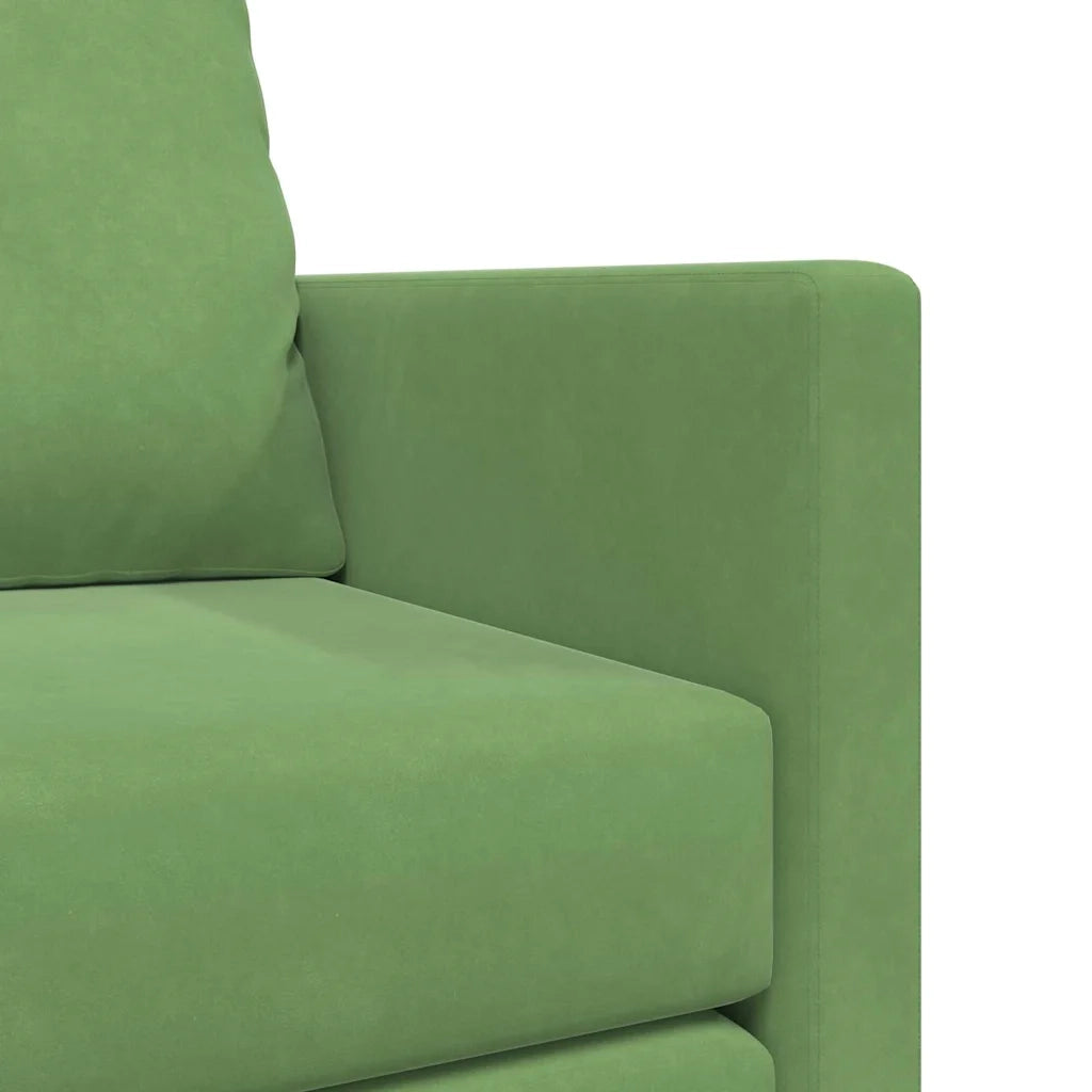 Divano letto-Sofa Letto-Daybed Verde chiaro 204 x 122 x 60 cm Velluto