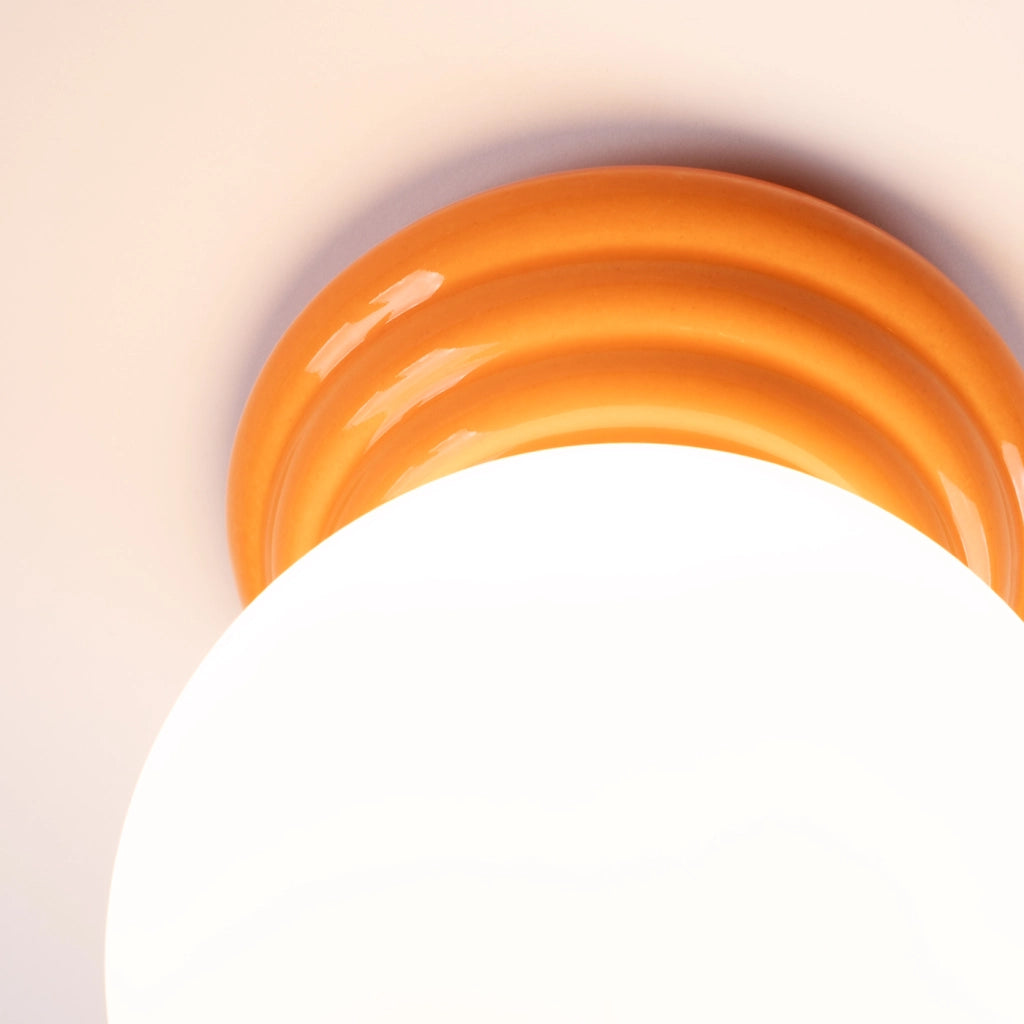 Lampada a parete ZORI arancione IP44
