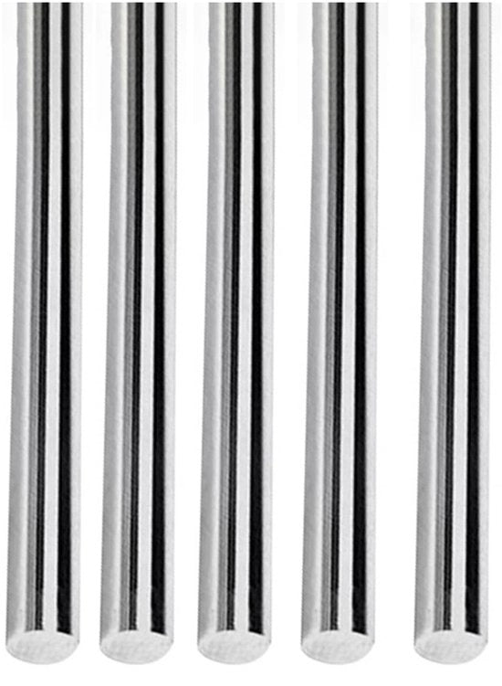 Tubo Circolare in Acciaio Inossidabile 304 - 2,4mm x 100mm - Tubi Solidi - Artigianato DIY - Modelli di Auto/Voli/Schegge - Duraturo e Resistente